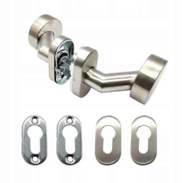 Sada knoflík knoflík Nerezová Ocel Sada Inox pro dveře do branky 63.461