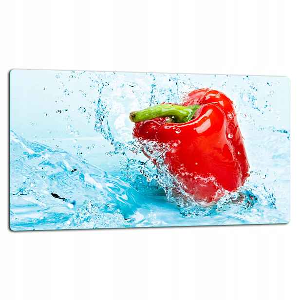 7v1 Skleněná Deska Na Krájení 52x30 Paprika