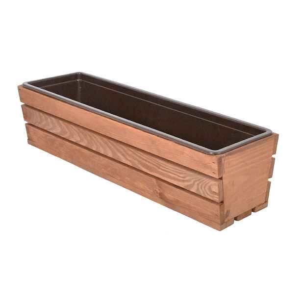 Dřevěný truhlík MODERN Rojaplast