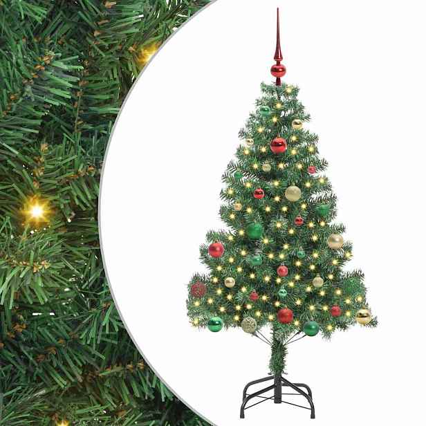vidaXL Vánoční stromeček Zelená 150 cm PVC