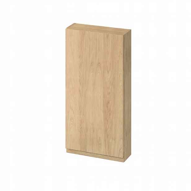 Cersanit Moduo 40 koupelnová závěsná skříňka dub hikora 2 police softclose