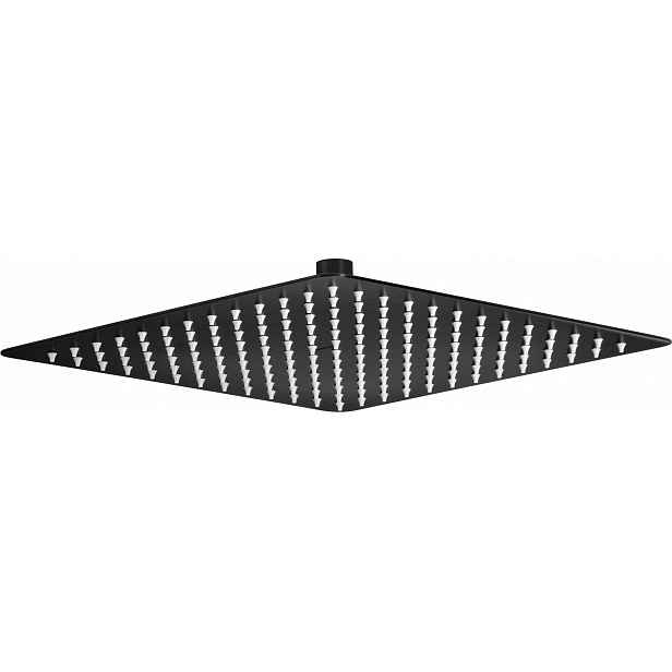 Deante Sprchová hlavice ocelová 300x300 mm Floks černá nero NAC_209K