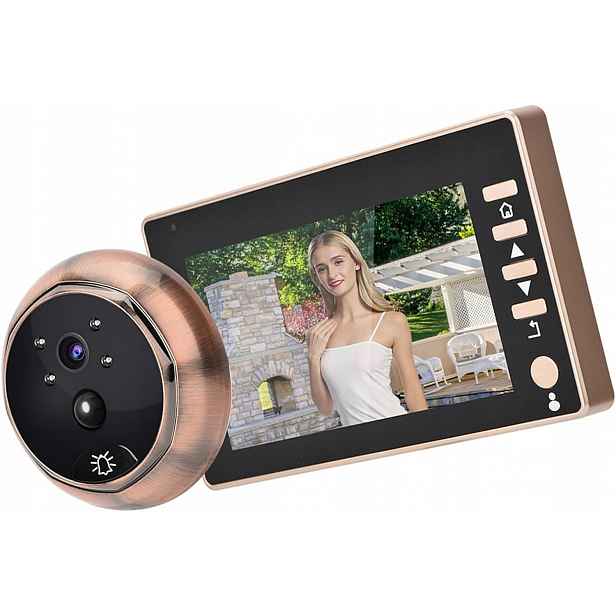 Dveřní Kukátko Videotelefon Bezdrátový Zvonek LCD Displej Shyekyo Pro