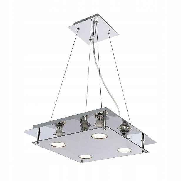 Šedá závěsná lampa Naomi s teplým leskem nad stolem Rabalux