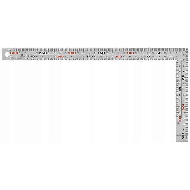 Univerzální truhlářský úhelník 30 cm Shinwa 300 mm na 150 mm Vyrobeno V Japonsku