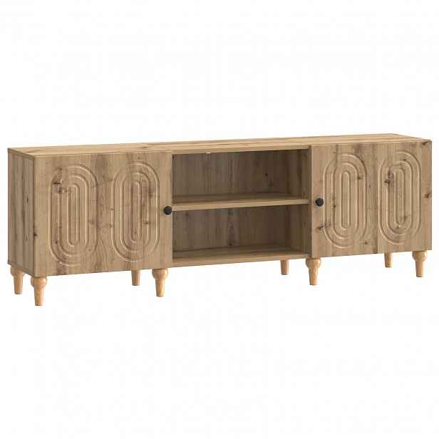 vidaXL Televizní skříň 150 x 31 x 50 cm Dub artisan Kompozitní dřevo