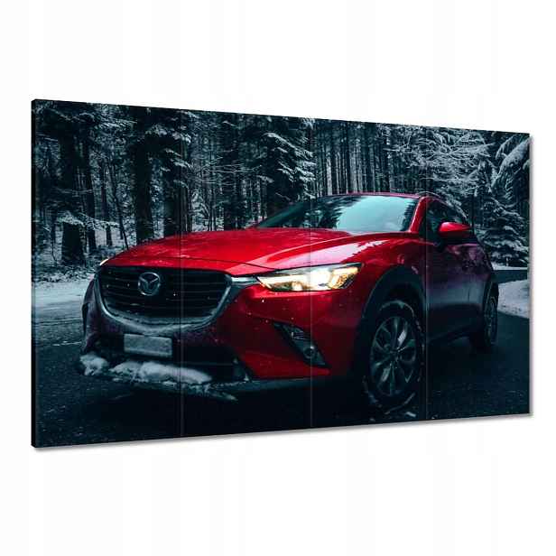 Obrazy 120x80 Červená Mazda Auto