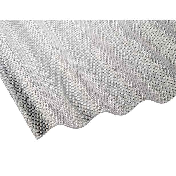 Deska polykarbonátová vlnitá MARLON CSE Diamond VL 76/18 2UV čirá 2,6×1 045×6 000 mm