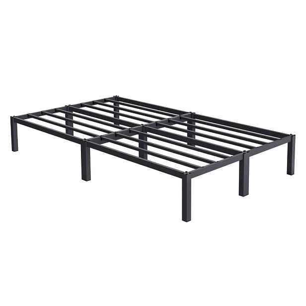 ML-DESIGN KOVOVÁ POSTEL 120x200 cm s lamelovým roštem, antracitová, na ocelovém rámu
