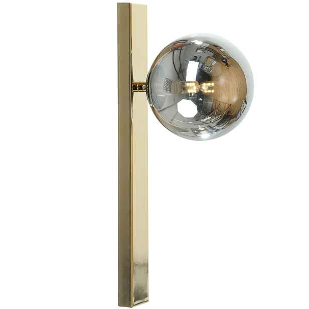 Nástěnná lampa zlato černá do kuchyně předsíně Serenity