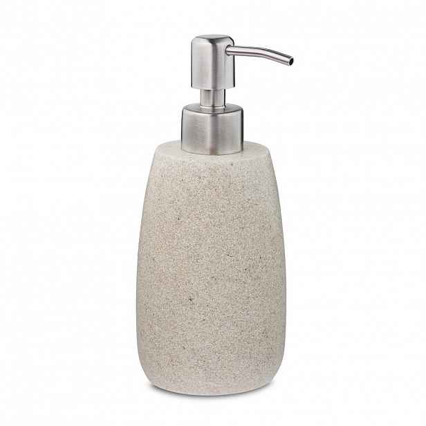 Relaxdays DÁVKOVAČ MÝDLA Písková polyresin 300 ml