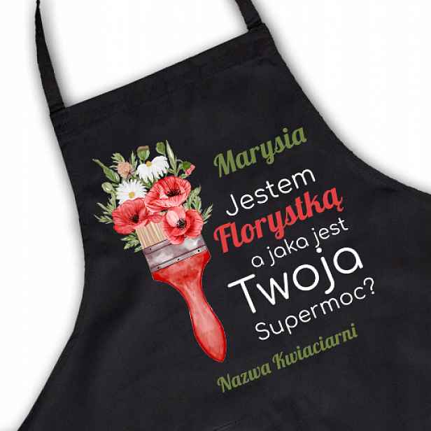 Zástěra pro Floristku Jméno Kreator Vlastní potisk
