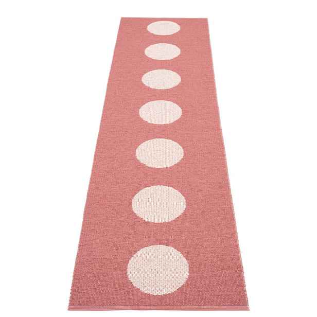 Světle červený vnitřní a venkovní běhoun 70x280 cm Vera Pop Blush – Pappelina