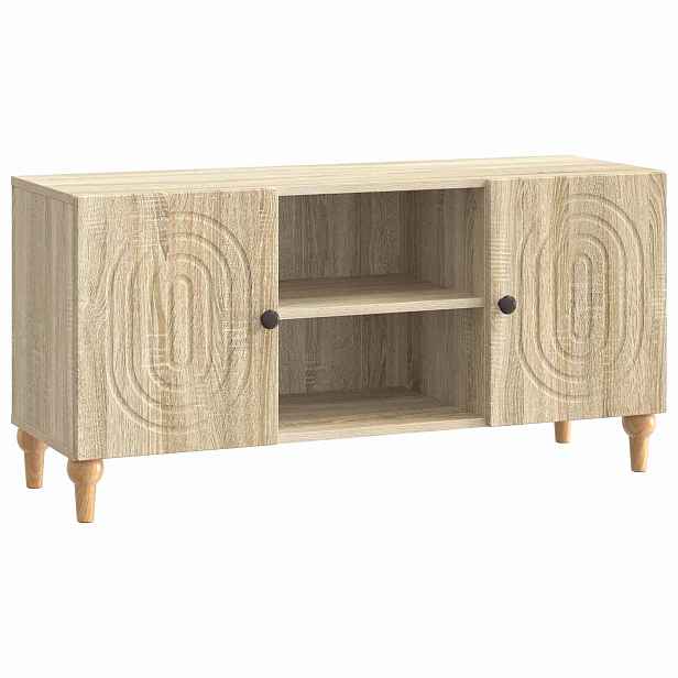 vidaXL Televizní skříň Dub sonoma 102 x 34,5 x 50 cm Kompozitní dřevo