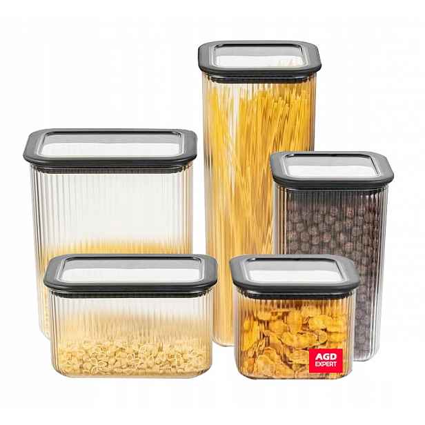 Sada Pěti Kuchyňských Nádob Na Sypké Produkty Branq Neroli