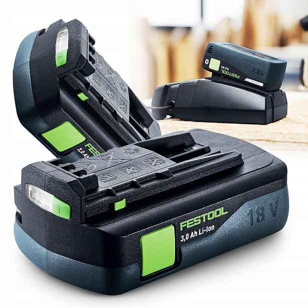 Akumulátor 3,0 Ah pro šroubovák 18 V Baterie Festool Li-Ion Bp Li 3,0 C 577658