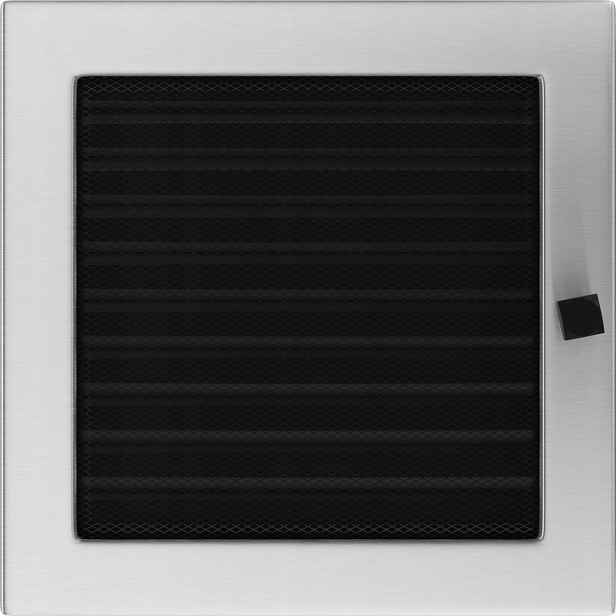 Ventilační mřížka do krbu 22x22 broušená s žaluzií