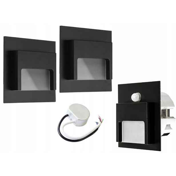 Sada Lampičky na schody Halogen Led 3x Čidlo