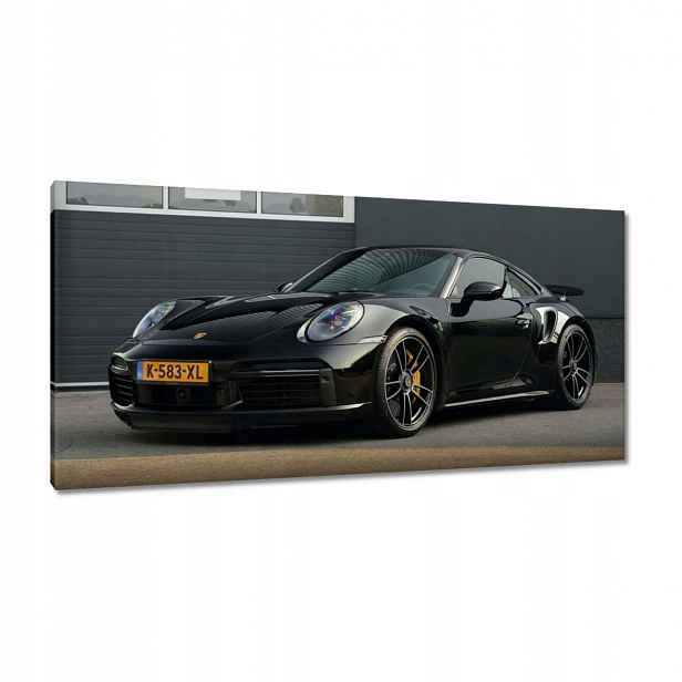 Obrazy 115x55 Černé Porsche Auto