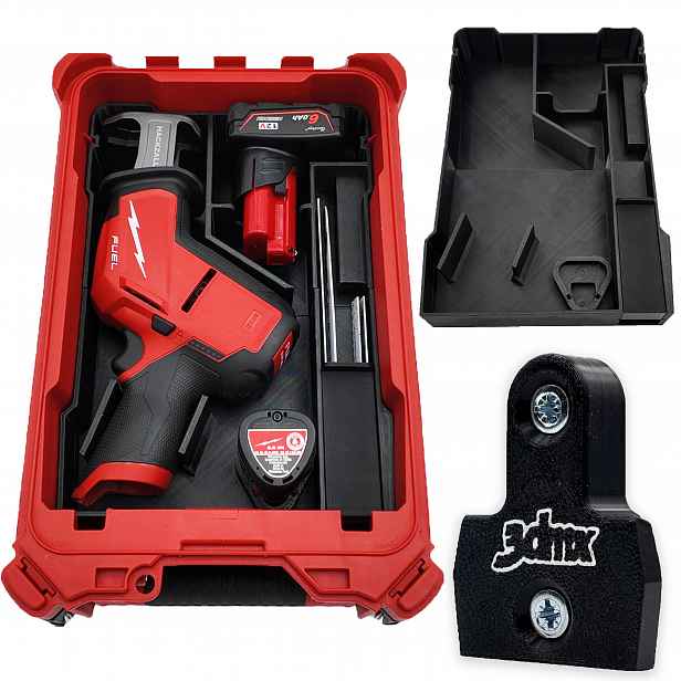 Organizér Vložka Milwaukee Packout Pro M12 Chz Pila Ocaska 3DMX Dárek