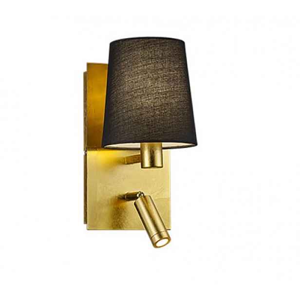 Nástěnná lampa Trio Marriot zlatá 271470279