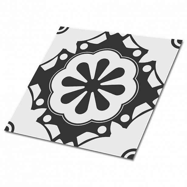 TULUP SAMOLEPICÍ OBKLADY NA STĚNU 9 ks 30x30 cm Geometrický vzor