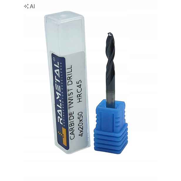 Vrták – 4 x 20 x 50 mm – 45 Hrc!