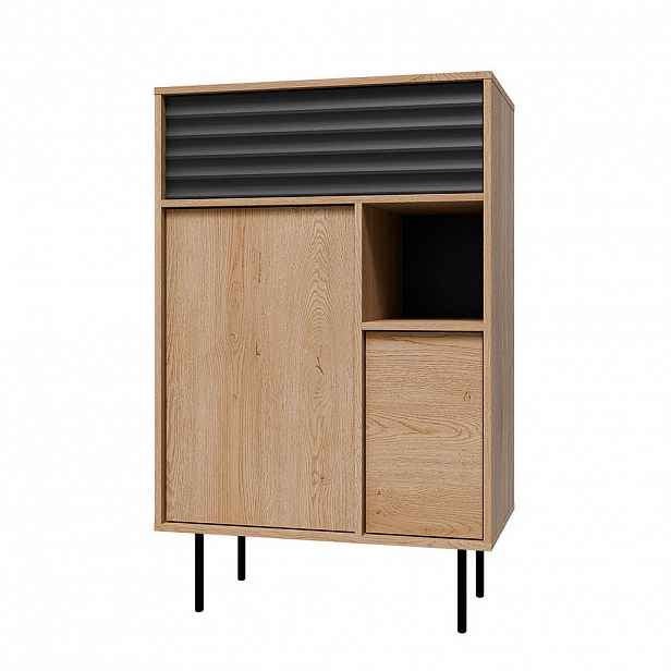 Petits-meubles SIDEBOARD Astra Dřevo a černá