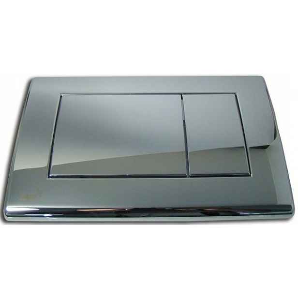 AlcaPLAST Splachovací tlačítko Wc chrom M271 Delfín