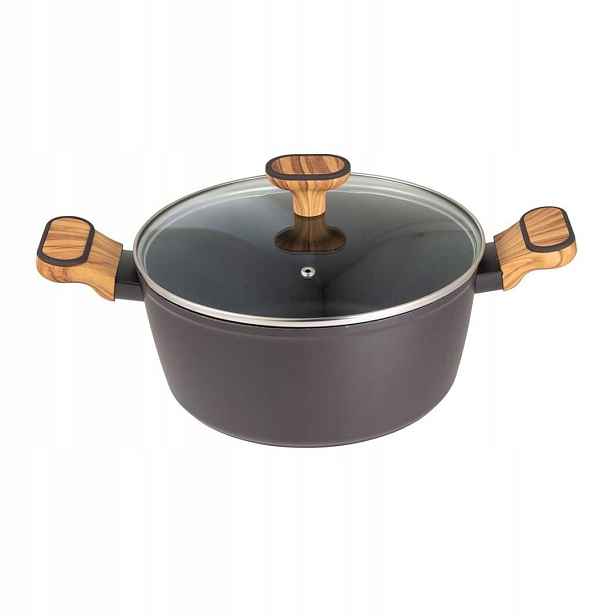 Hrnec Multiclad 24 cm s víkem Bergner Bg-56037 Charcoal