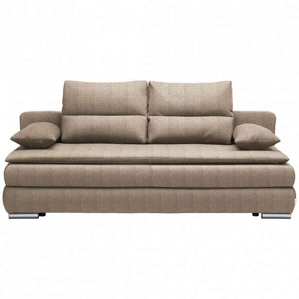 Livetastic ROZKLÁDACÍ POHOVKA, textil, hnědá