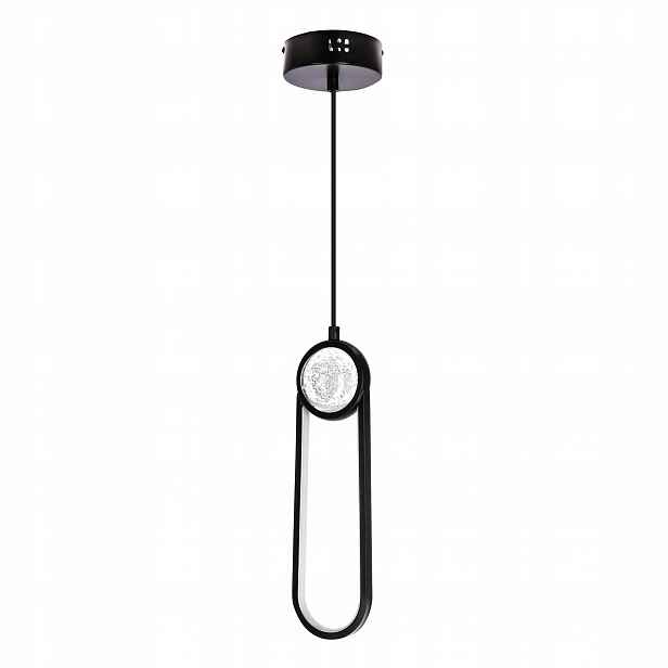 Stropní svítidlo Zwis Candellux Lacrima Led 15W 800 lm Černá teplá barva
