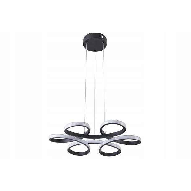 Závěsné Led svítidlo moderní černé designové černé do obývacího pokoje Reality