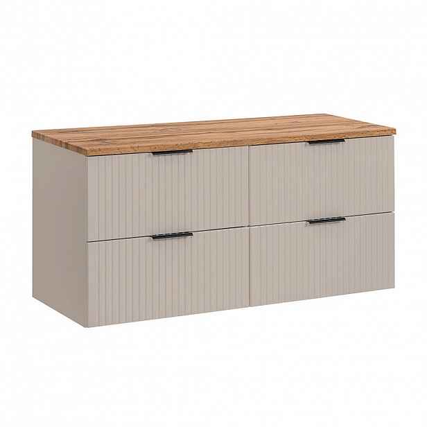 Petits-meubles SKŘÍŇKA POD UMYVADLO 120.8cm Adriel Béžová