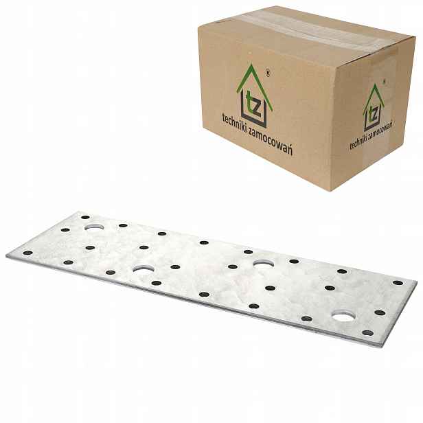 Tesařské spojky ploché 200 x 70 x 2,5 mm 50 ks Perforované destičky LP8