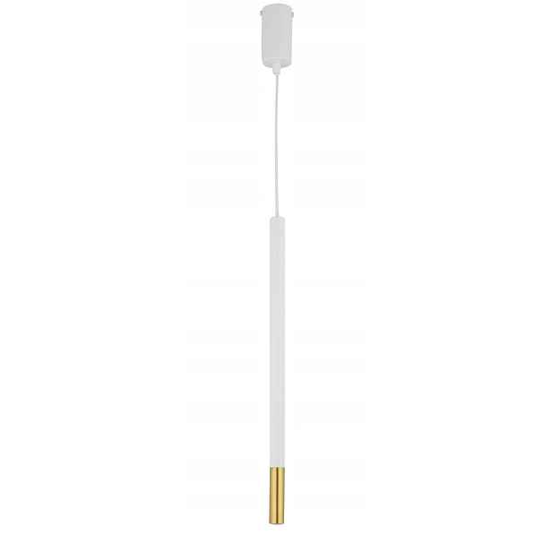 Závěsná lampa Sigma Lighting Sopel Due Bílo-zlatá Minimalistická