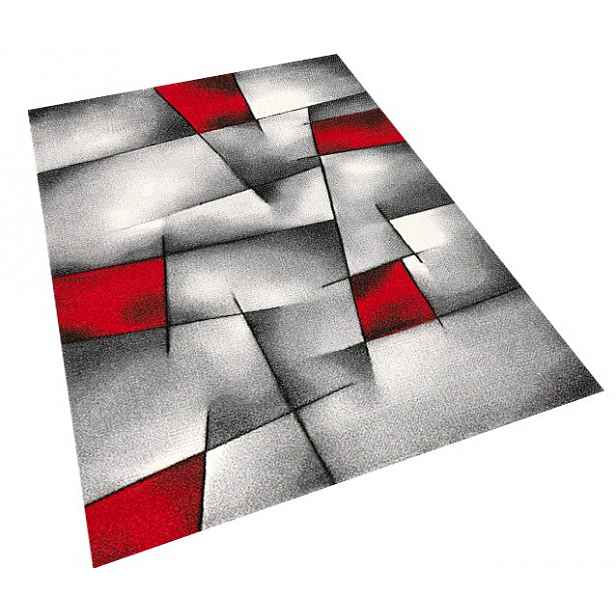 Koberec Brilliance 160x230 cm, šedo-červený