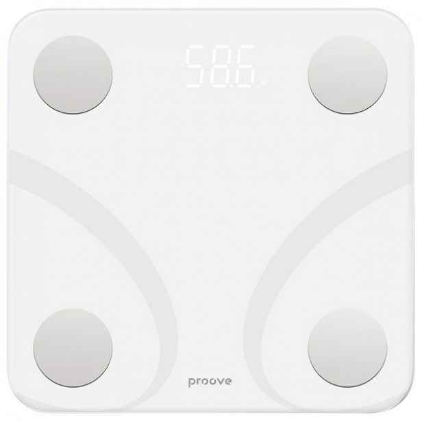 Proove Váha Smart Scale Balance Bluetooth bílá/bílá
