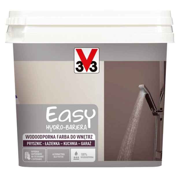 V33 Voděodolná Barva Do Interiéru Easy Hydro-bariera 2L Bílá