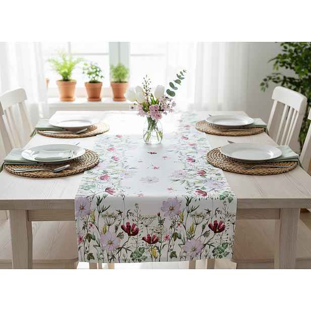 Vzorovaný ubrus - běhoun na stůl SPRING IV. 40x140 cm Mybesthome