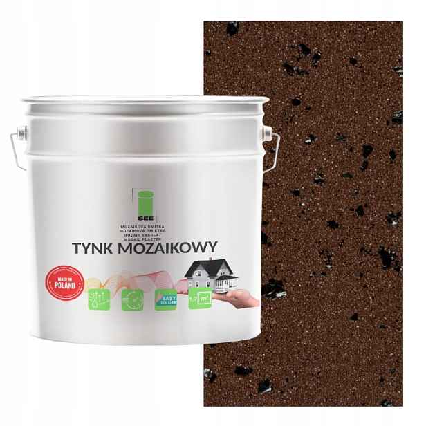 Mozaiková Omítka S Mikou Hnědá Marmolit Třída 1 Mozaika 7 kg Premium