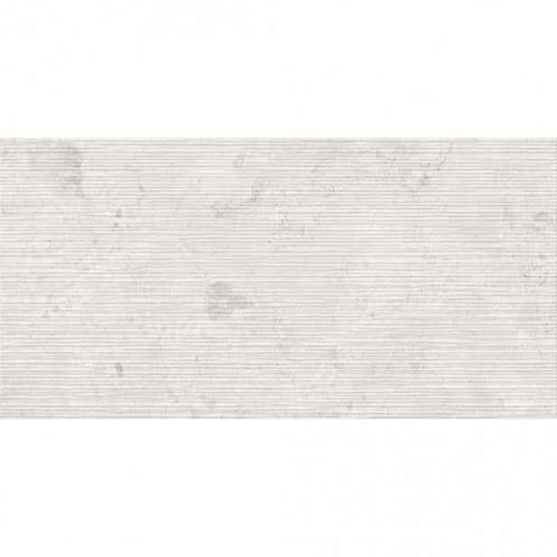 Dlažba Geotiles Stratos white dekor 60x120 cm mat STRATBR612WHD