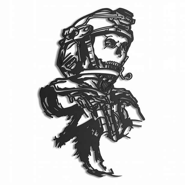 Dřevěný 3D obraz Call Of Duty Ghost Nástěnná Dekorace Dárek