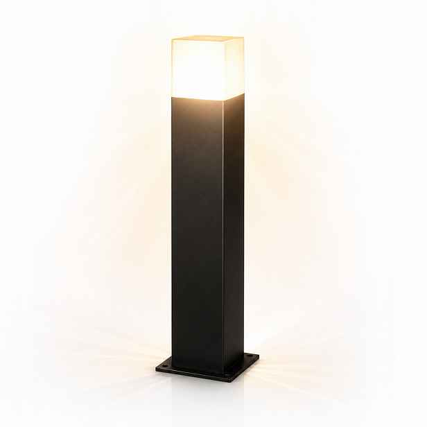 Led Zahradní Lampa Venkovní Sloupek Stojací E27 44cm IP44 Grafit New York