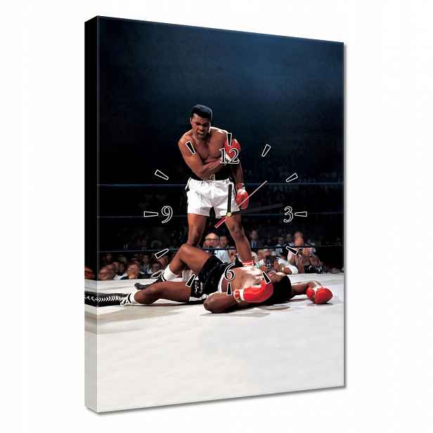 Nástěnné hodiny 40x60 Muhammad Ali Boxer
