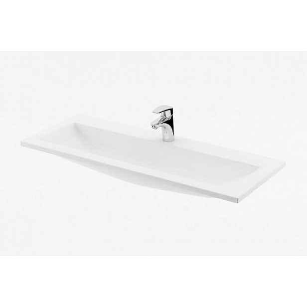 Umyvadlo Ravak Clear 100x38 cm otvor pro baterii, bez přepadu XJJ01110000