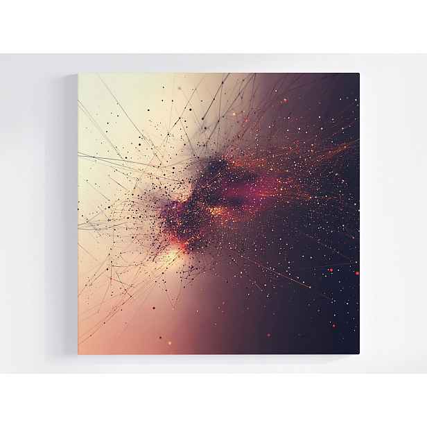 Obraz Na Plátně Canvas Kosmos Galaxie Souhvězdí Neuronová Síť 50x50