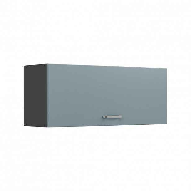 Vicco VĚŠÁK NA STĚNU R-Line, Modrošedá/Antracit, 100 cm Plochý