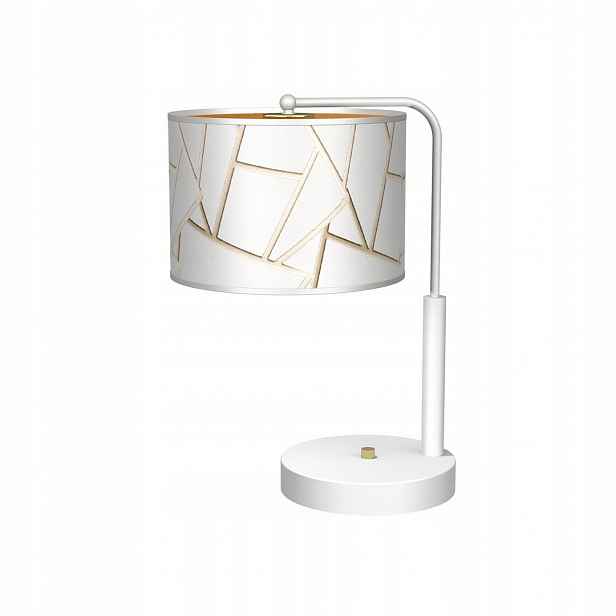Noční lampa bílo-zlatá E27 Ziggy Eko-light