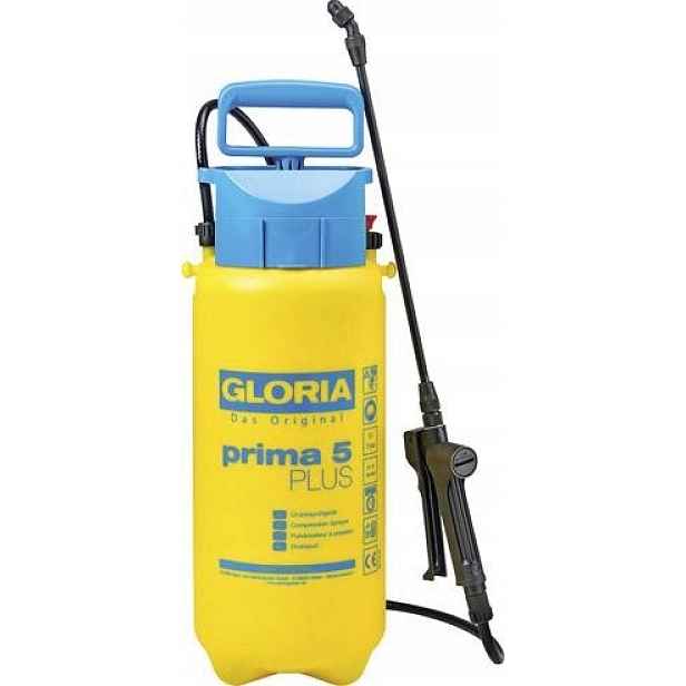 Odolný zahradní postřikovač Gloria s lankou 5L